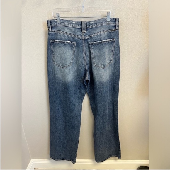 KANCAN High Rise Straight Leg Button Fly Jeans style KC8682M cut 40533 - Picture 12 of 15